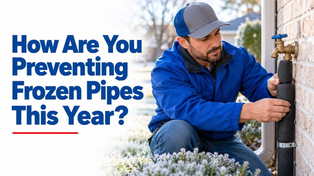 How Are You Preventing Frozen Pipes This Year? Professional Pipe Insulation for Texas Winters copy