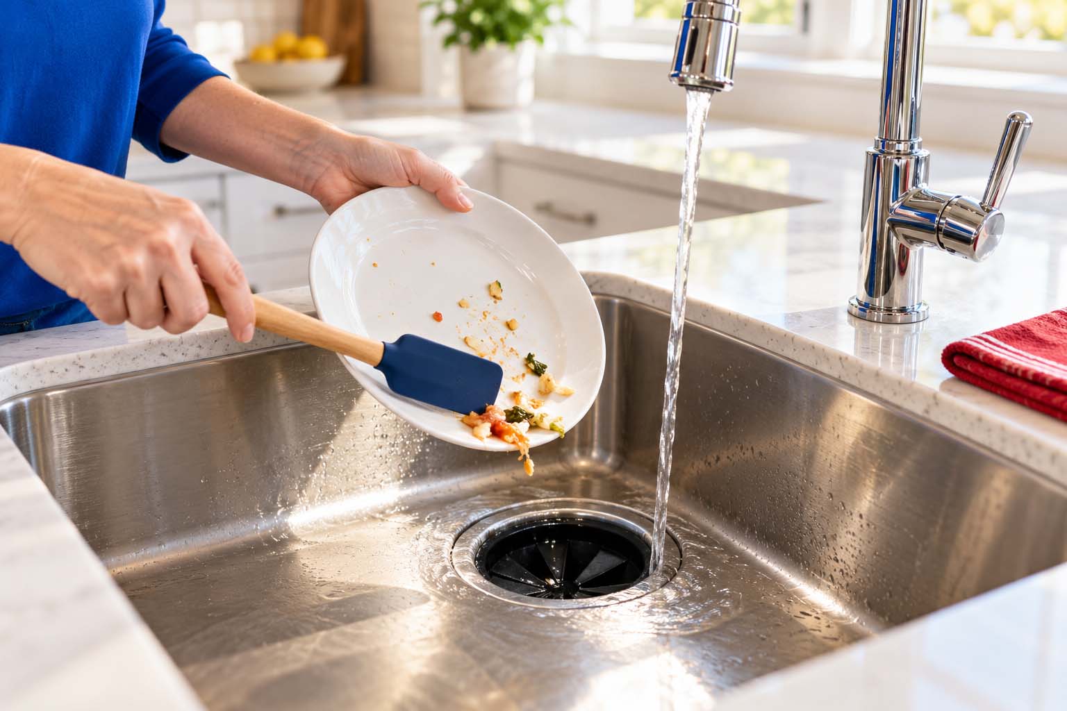 What Should Never Go Down a Garbage Disposal? Safe Garbage Disposal Use with Cold Water copy